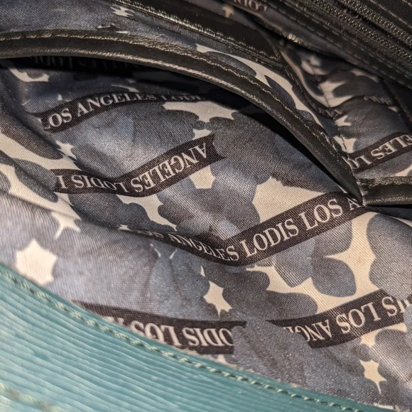 Lodis Bel-Air Odie teal colored backpack - Picture 5 of 15